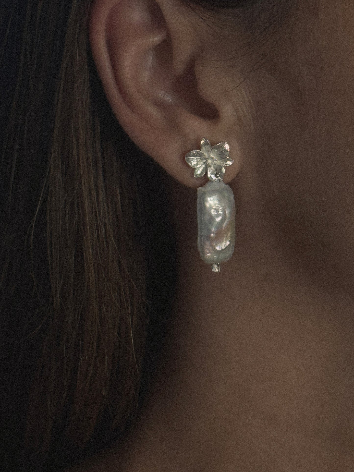 Flora Earrings - Silver
