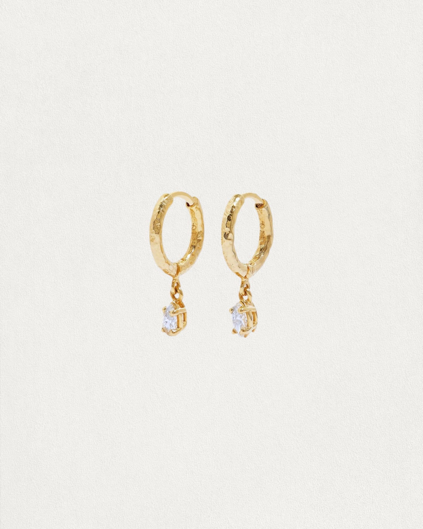 Awen White Earrings