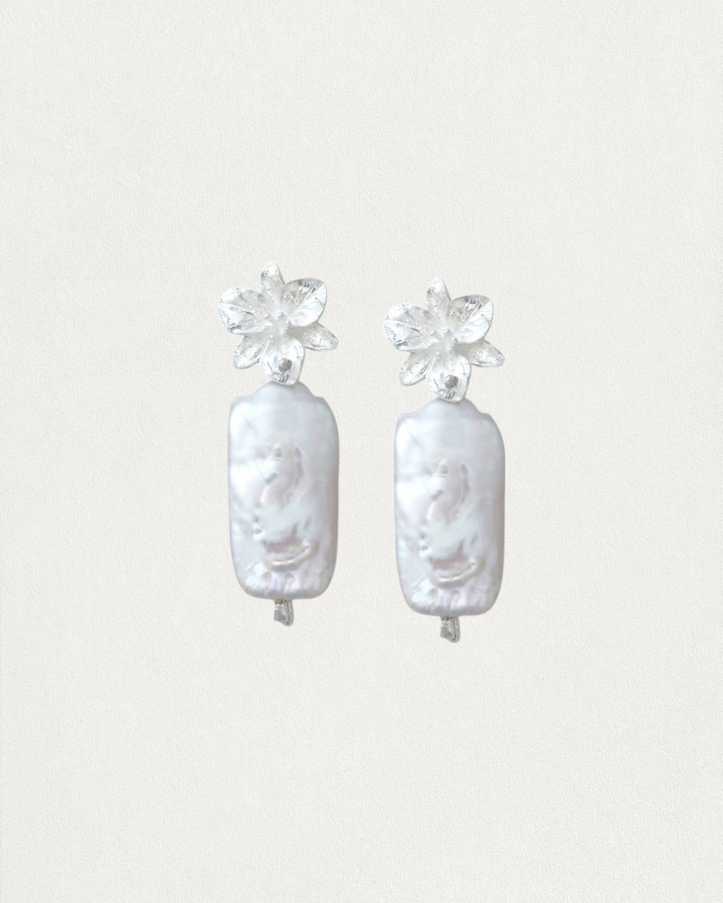 Flora Earrings - Silver