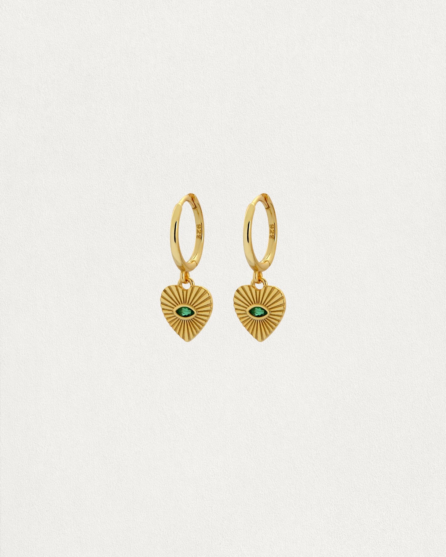 Corazon Golden Earrings