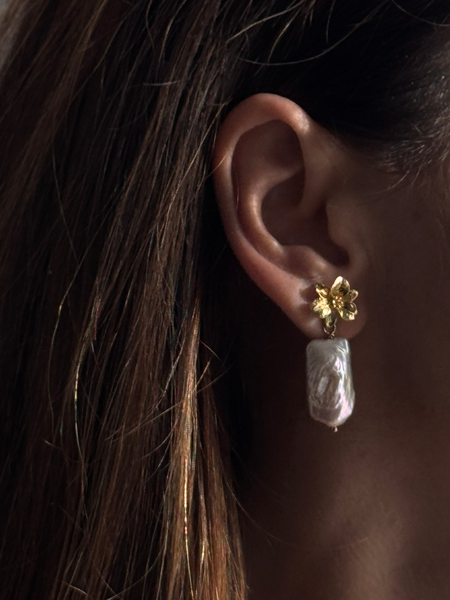 Flora Earrings - Gold
