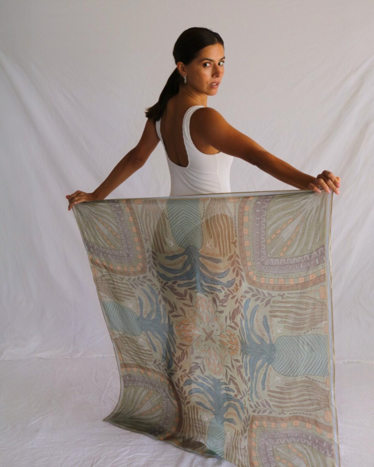 Palm Garden Scarf