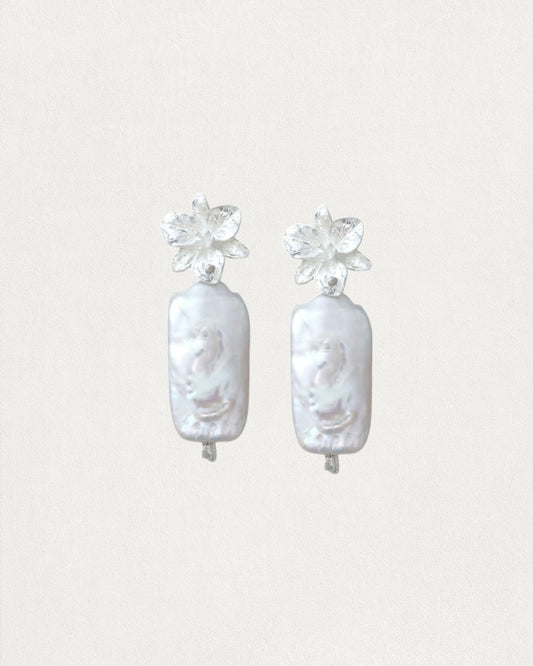 Flora Earrings - Silver